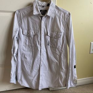 Regular white dress shirt men